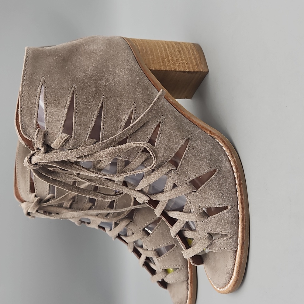 Jeffrey Campbell Corwin Lace-up Suede Booties Women 9
